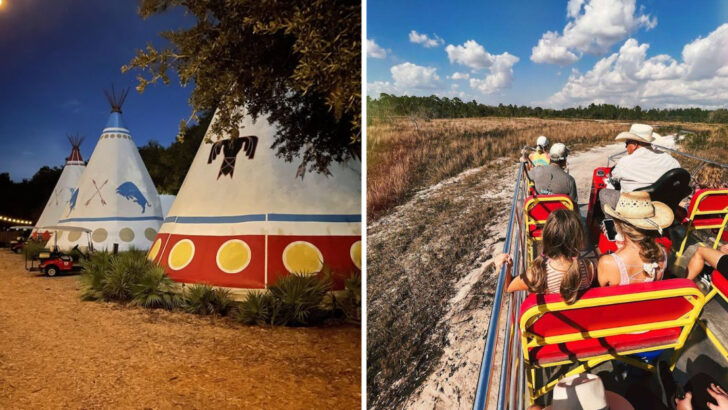This 1,700 Acre Florida Ranch Has a Saturday Night Rodeo and Glamping Under the Stars