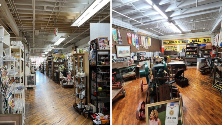 This 3-Story Antique Mall Tucked Inside a Historic Ohio Factory Is a Treasure Hunter&rsquo;s Dream