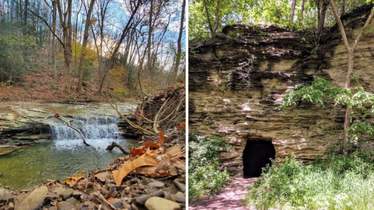 This 320 Acre Conservation Area in Pennsylvania Has a Waterfall, a Cave, and a Cold War Missile Site