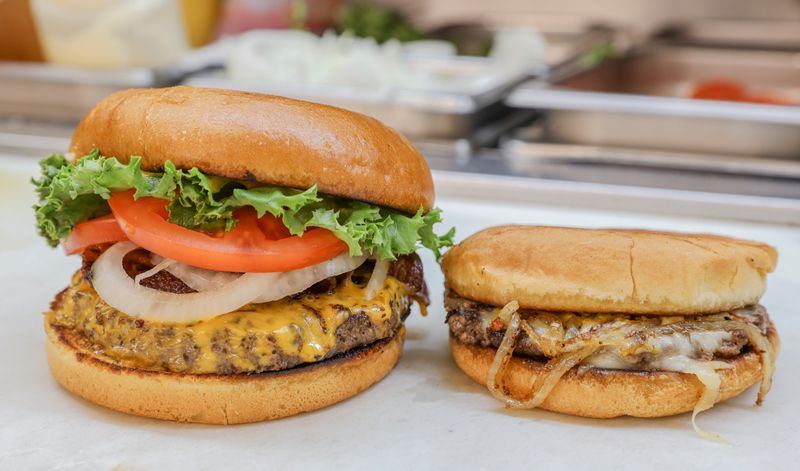 The Signature Giant Burger