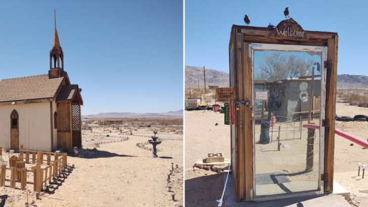 This Desert Outhouse In California Doubles As One Of The State&rsquo;s Most Unusual Art Galleries