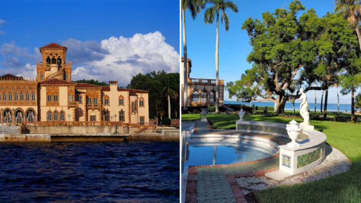This Florida Bayfront Mansion Looks Like It Belongs in a European Fairytale
