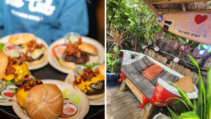 This Florida Waterfront Spot Serves Juicy Burgers With Dockside Views and a Laid-Back Vibe