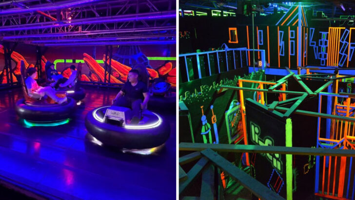 This Glow-in-the-Dark Mini Golf Course in Michigan Is Made for Families Looking for Something Different