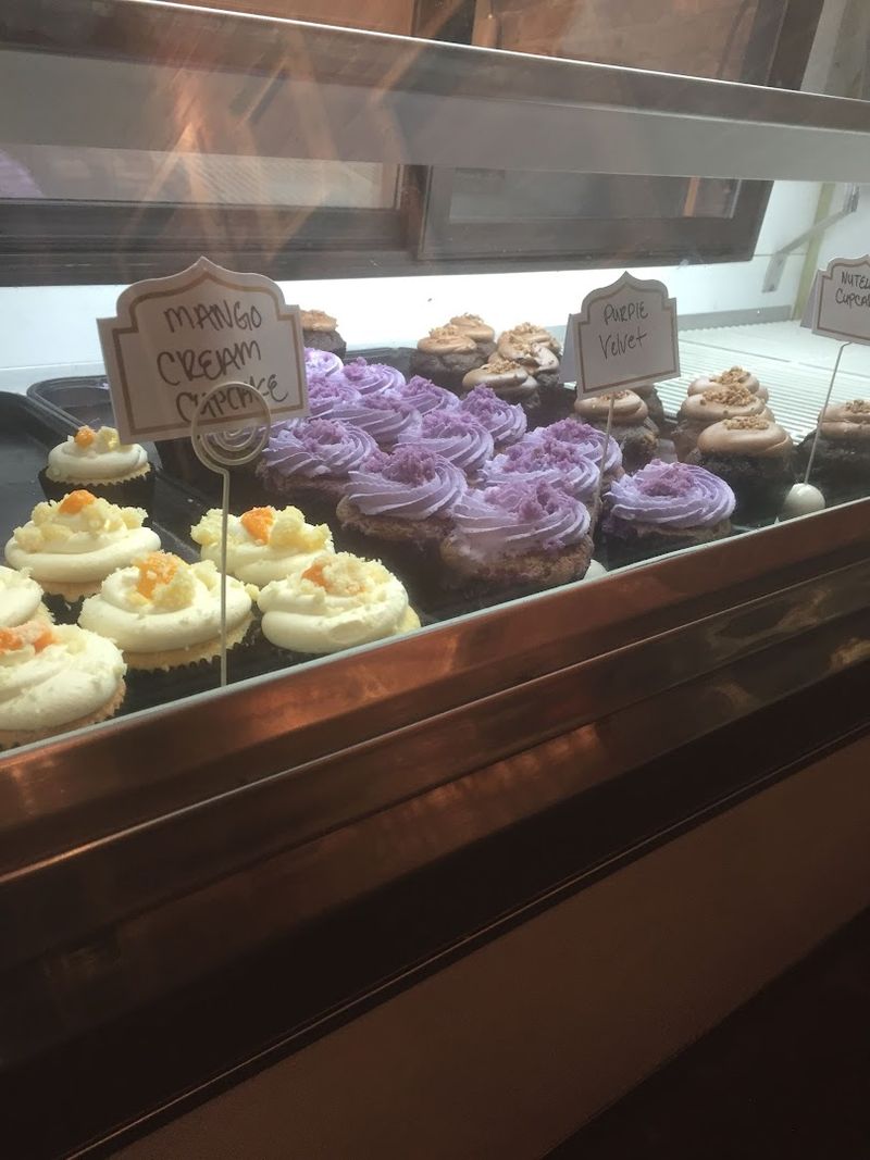 Purple Velvet Cupcake