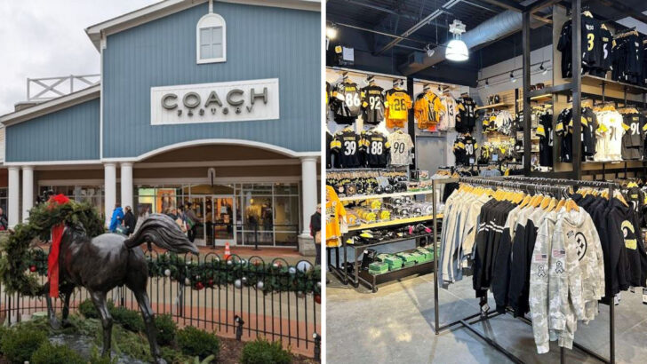 This Massive Pennsylvania Outlet Mall Is a Go-To Spot for All-Day Shopping