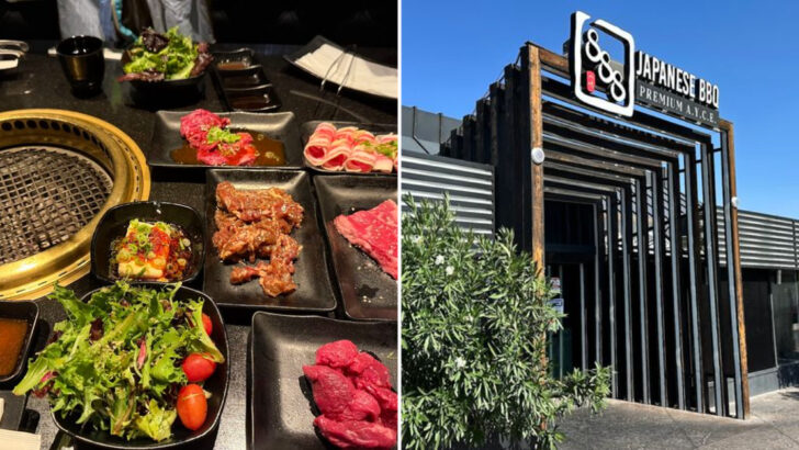 This Nevada Restaurant Puts a Live Grill on Every Table and Lets You Cook Your Own Wagyu Steak to Perfection