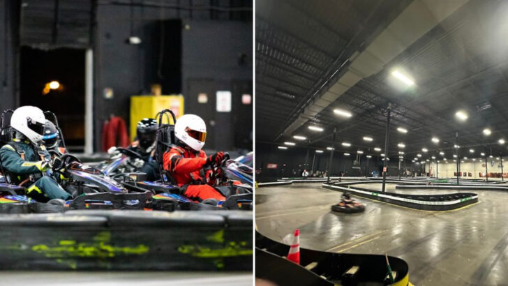 This North Carolina indoor track lets you race high-speed go-karts no matter the weather