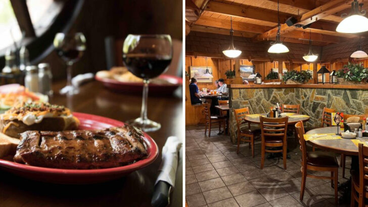 This North Carolina steakhouse pairs rustic charm with classic comfort food in a unique setting