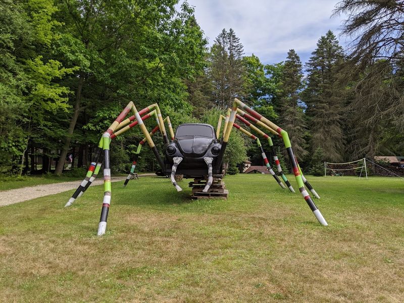 The VW Bug Spider Sculpture