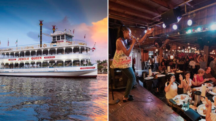 This Riverboat Cruise In Florida Serves Unlimited Barbecue With A Live Show On The Water