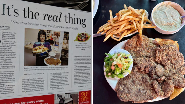 This Small-Town Texas Cafe Serves What Locals Call the King of Chicken Fried Steak