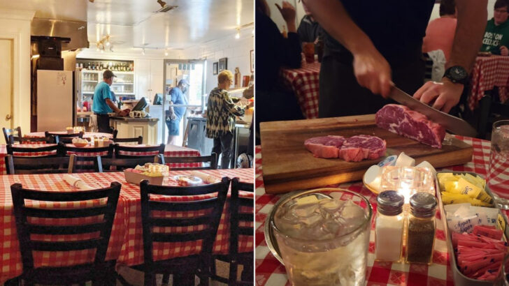 This Tiny North Carolina Steakhouse Serves Hand-Cut Prime Rib in a Cozy, Old-School Setting