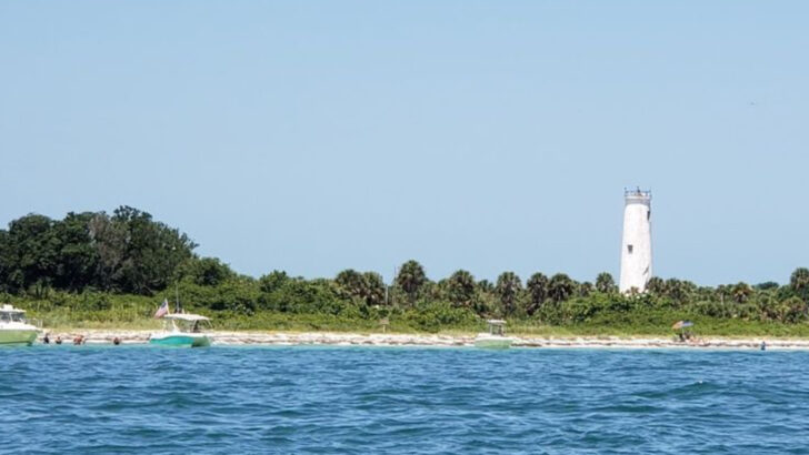 This Uninhabited Florida Island Has a Historic Lighthouse and Sunken Ruins You Can Snorkel Around