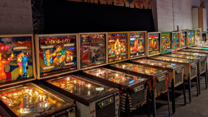 This Warehouse in Pennsylvania Has Over 300 Pinball Machines That Will Take You Right Back to Your Childhood