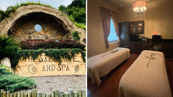This West Virginia Mountain Spa Has An 18,000-Pound Himalayan Salt Cave And Lodges Where You Can Stay The Night