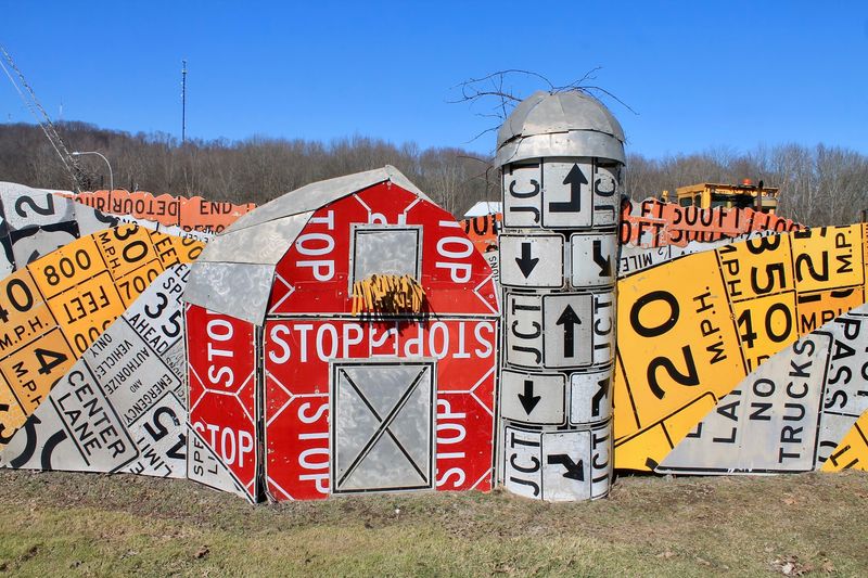 PennDOT Road Sign Sculpture Garden (Meadville)