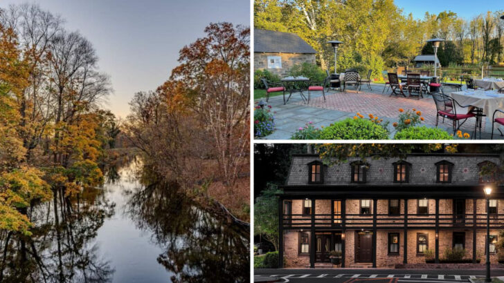 Tucked Along The Delaware River, This New Jersey Village Looks Like It Was Lifted Straight Out Of The English Countryside