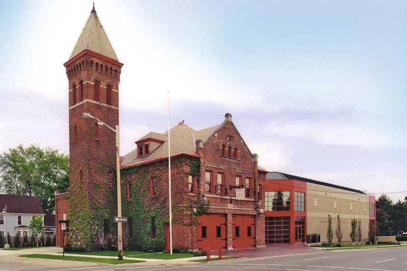 The Restored Firehouse Building Itself