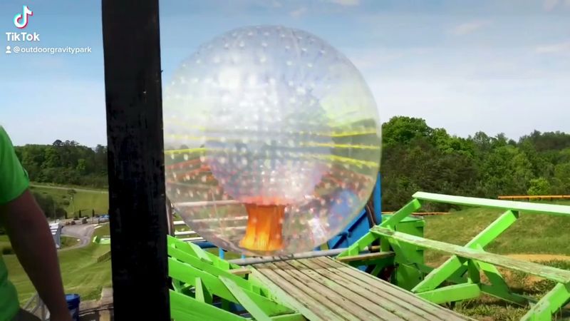 How Zorbing Works at Outdoor Gravity Park