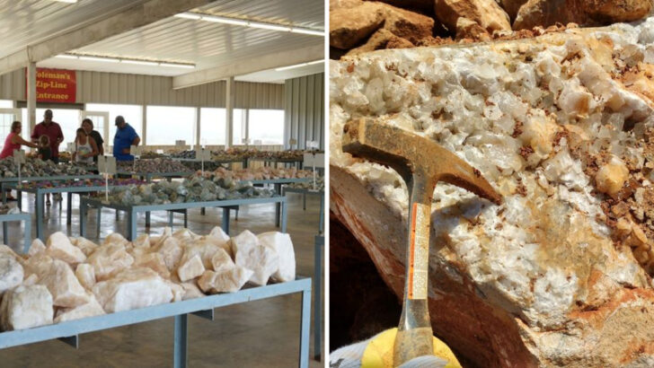 You Can Dig Your Own Quartz Crystals Straight From the Ground at This Unique Mine in Arkansas