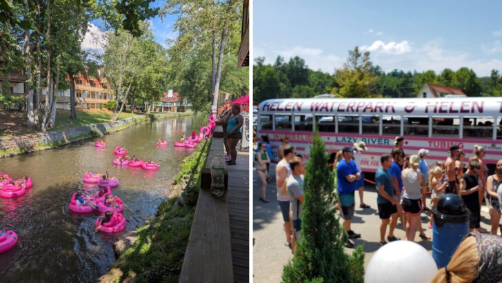 You Can Spend Two Hours Floating the Chattahoochee Through a Bavarian Village Tucked in the Georgia Mountains