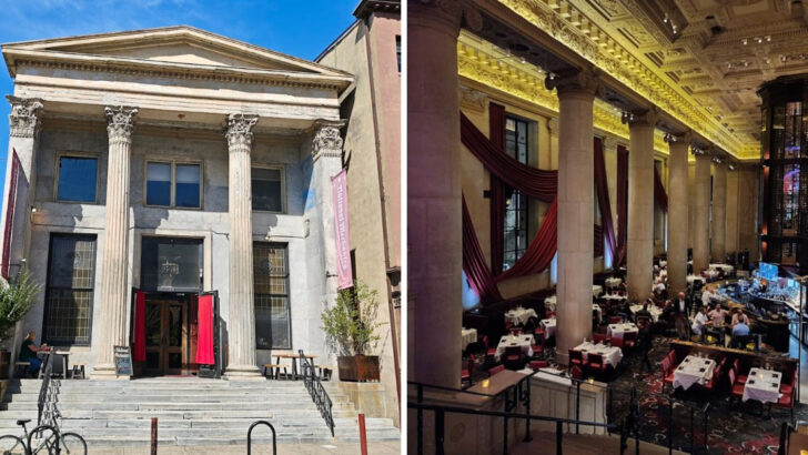 12 Pennsylvania Restaurants Set Inside Former Banks, Mills, and Warehouses With Original Details Still Intact