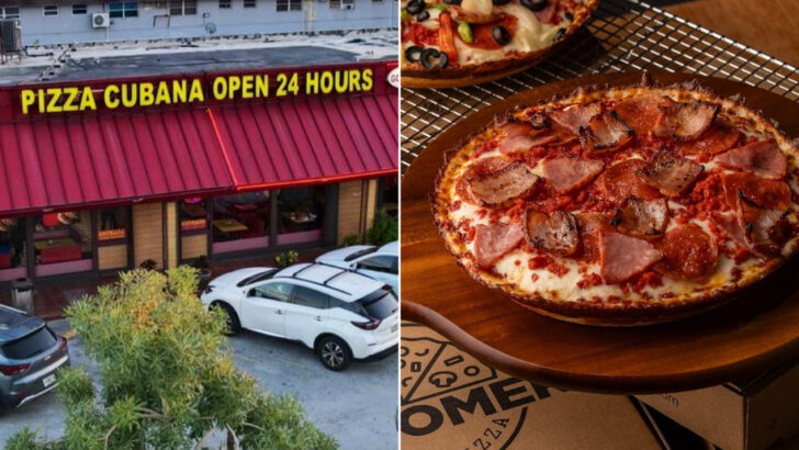 14 Cuban Pizza Spots In Florida With Golden Crusts, Sweet Sauce, And Plenty Of Cheese