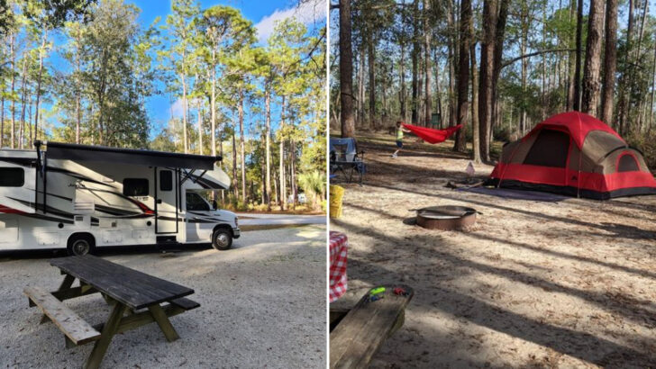 14 Florida State Parks Where Your Campsite Sits a Short Walk From a Natural Spring