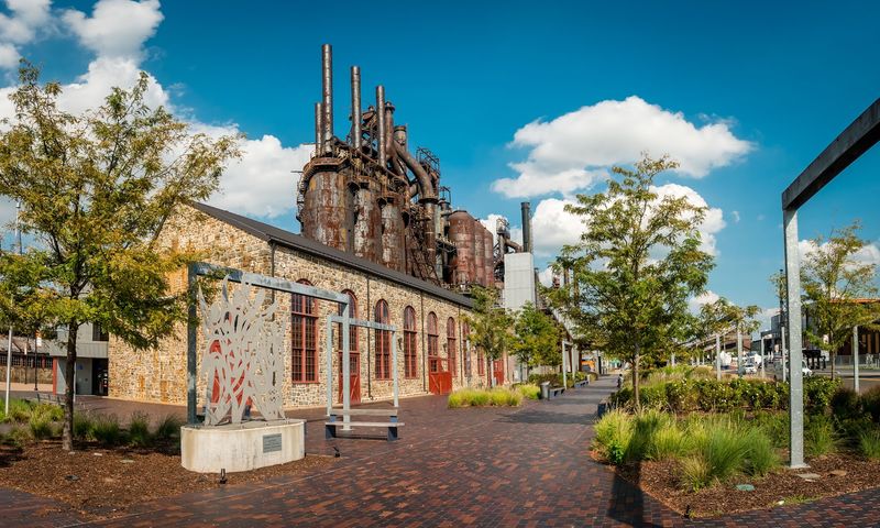 Blast Furnaces as a Dramatic Backdrop