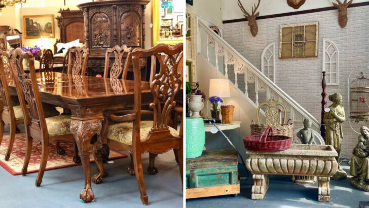 A 42,000 Square Foot Antique Mall in North Florida Has 200 Dealers and a Restaurant for When You Need a Break