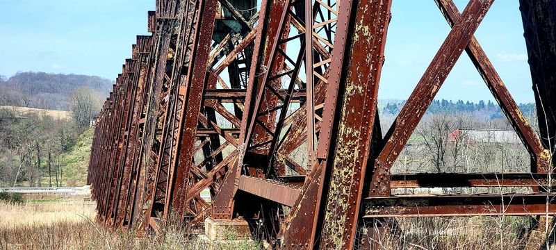 Abandoned Rail Line Turned Recreational Trail