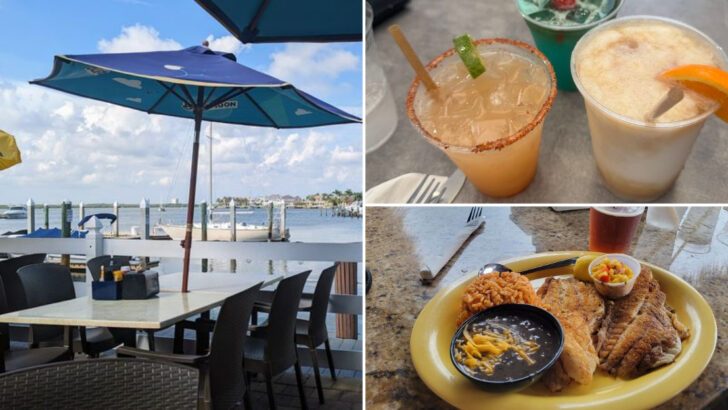 A Dockside Tiki Bar In Florida Turns Dinner Into A Laid-Back Island Evening
