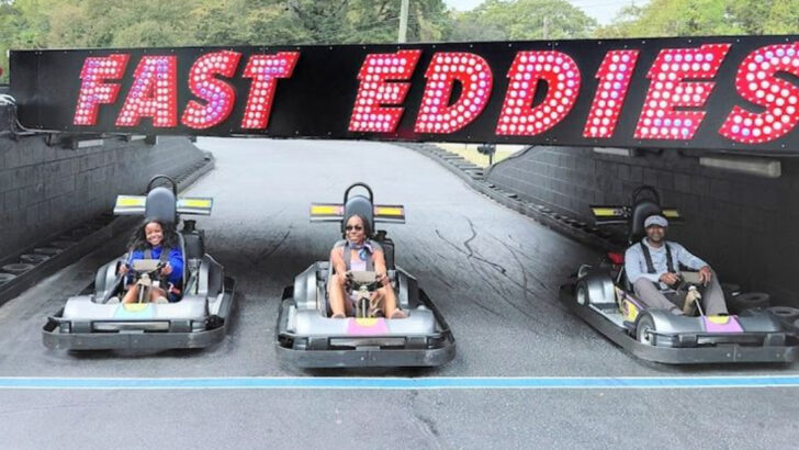 A Florida Fun Park Packs Four Go Kart Tracks, Mini Golf, Batting Cages, and an Arcade Into 3 Acres of Nonstop Action