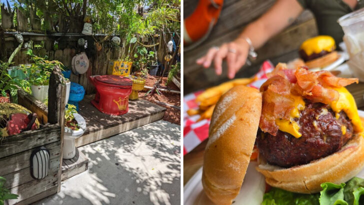 A Former Gas Station On The Water Serves One Of Florida&rsquo;s Most Talked-About Burgers