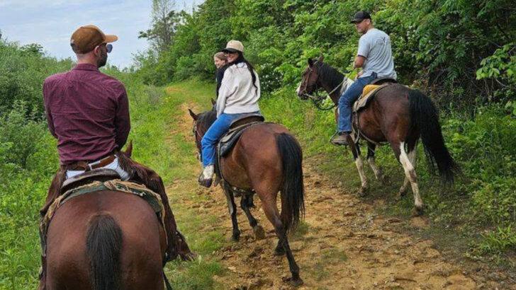 A Horseback Ride Through Ohio&rsquo;s Wooded Hills Makes This Ranch Feel Like A True Escape