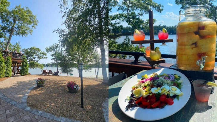 A Lakeside Treehouse Restaurant in Massachusetts Makes Dinner Feel Like a Little Vacation