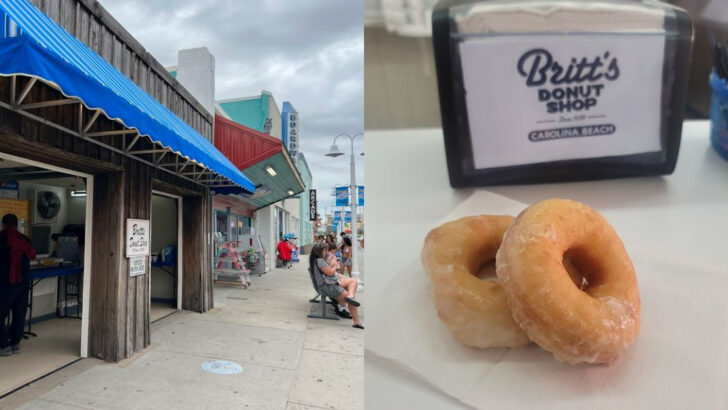 A Legendary North Carolina Donut Shop Makes The Boardwalk Smell Like Vacation Since 1939