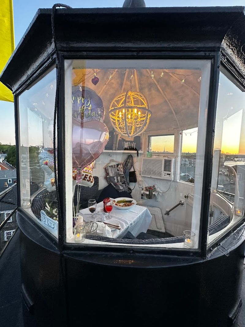 The Tiny Glass Dining Room at the Top