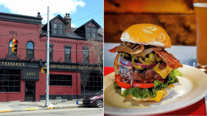 A Pennsylvania Restaurant Has Been Cooking Half-Pound Burgers Over an Open Hardwood Fire for Forty Years