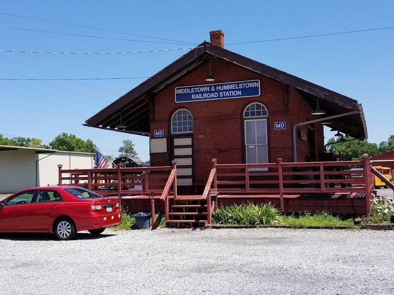 Boarding at Middletown Station