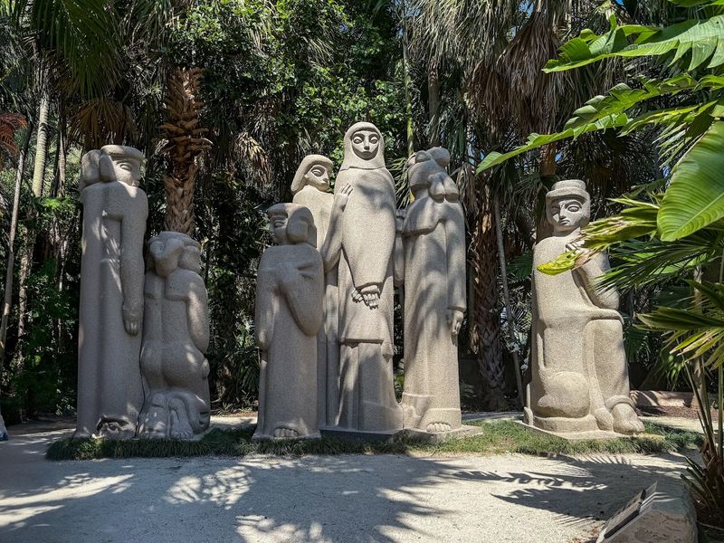 Monumental Sculptures Hidden in Greenery
