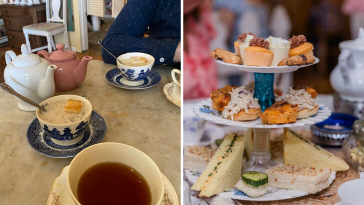 A Tea Room Inside a 1924 Historic House in Florida Feels Like Stepping Into Another Century Entirely