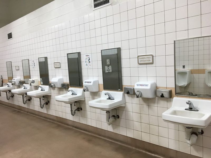 Spotlessly Clean Restrooms for Weary Road-Trippers