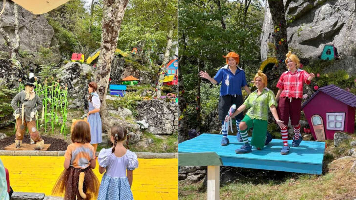 A Wizard of Oz Theme Park in the North Carolina Mountains Feels Like Stepping Into the Story on a Real Yellow Brick Road