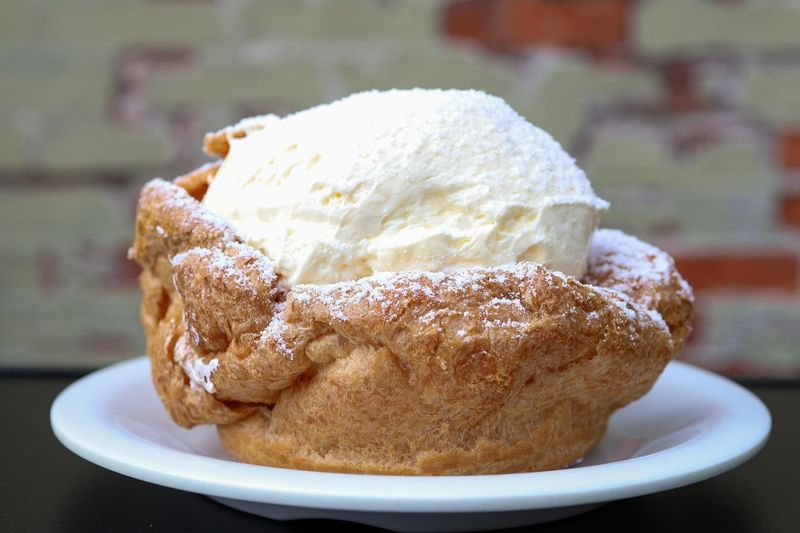 Colossal Cream Puffs and Dessert Case