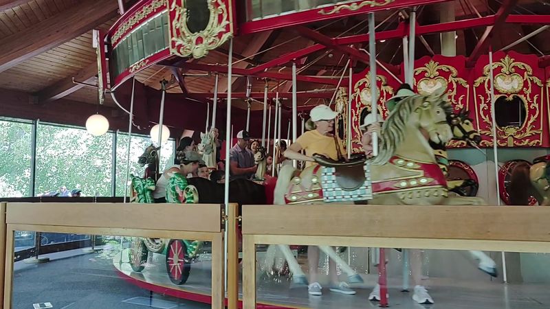 A Working Antique Carousel