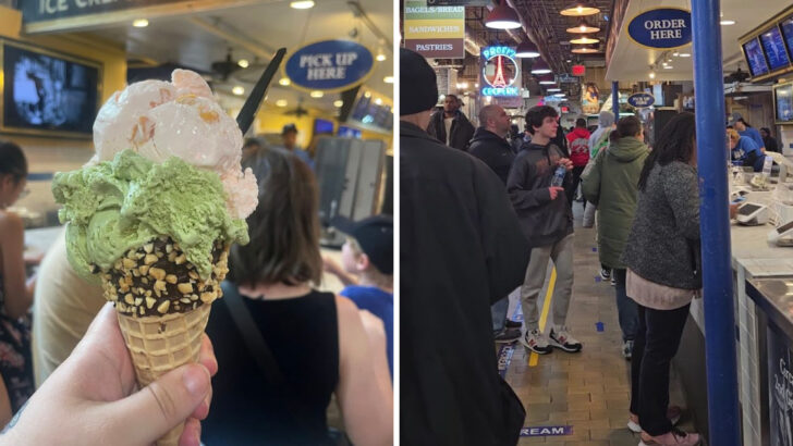 America&rsquo;s Oldest Ice Cream Company Still Scoops From A 125-Year-Old Marble Counter Inside A Pennsylvania Train Shed