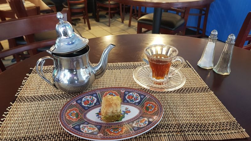Turkish Coffee And Mint Tea