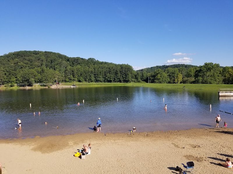 Swimming at the Park's Sandy Beach